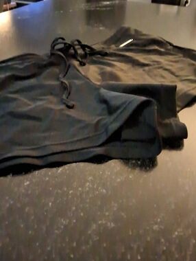 Black Drawstring Lounge Pants